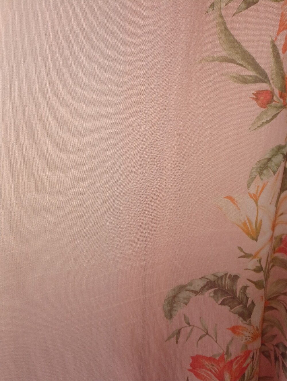 Versona Coral-Peach Floral Halter Maxi Dress with Back Bow - Picture 8 of 11